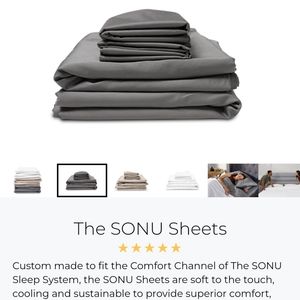 SONU Sheet Set size King in Slate